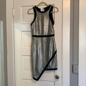 Silver Mini Dress